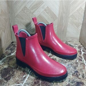 Polo sport Ralph Lauren women boots red size 6b